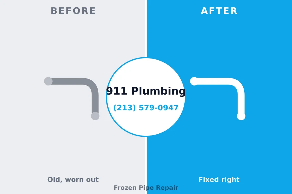 Before and after: plumbing company Marietta, PA